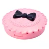 Flower Lovely False Eyelash Storage Box Makeup Cosmetic With Mirror Case Organizer Bownot Beauty Comestics Tool Plastic