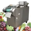 220V Electric Industrial Vegetable Cutter Cabbage Pepper Leek Celleri Lök Shredder Potatis morot Ginger Slicer 300kg / h