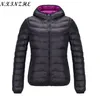 女性のジャケット卸売 -  N.xinzheリバーシブルフード付きコート女性2021春女性ウルトラライトダウンコットンパーカーカジュアルベーシックジャケットプラスS