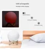 LED Moon light REMOTE CONTROL Usb holiday sleep rechargeable Creative dream table night lamp colorfully Touch Decor Bedroom GIFT288E