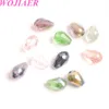 Wojiaer Faceted Water Drop Bead Crystal Beads 느슨한 DIY 보석 제작 팔찌 목걸이 액세서리 8x12mm BA302