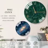 Nordic moderne Glass Wall Cloche Kitchen Creative Wall Watchs Home Decor Living Room Clocks Silent Orologio da Parete Gift FZ729 201118