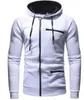 Moda-homens Hoodies Moletons Homens Casual Hooded Primavera Outono Zippers Fleece Sports