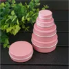 5/10 / 15/20/30/25/60 / 80g Vazio 30ml caixa de alumínio metal latas de metal DIY Refilleable Rosa Redondo Creme Portátil Jar Tea Photigh Qualidade