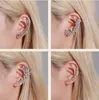 boucle d'oreille de manchette de rhinestone