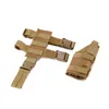Outdoor-Schießausrüstung Taktische Holster-Kampftasche Pistolen-Waffen-Pack-Abdeckung mit Beingurt NO17-218