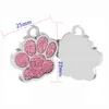Anti-Lost Cuppy Dog ID tag cani personalizzati CATS Nome Tags Collari Collane Accessori per la targhetta per animali domestici incisi
