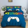 Luxus Euro Größe Bettwäsche Set für Jungen Geschenk Moderne Gamer Tröster Tuch Spiel Bettbezug Kinder Bunte Nordic Bett Abdeckungen 210316