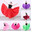 Stage Wear Enfants Flamengo Espagne Costume de danse Enfants 360 degrés 10colors Robe de flamenco pour fille Gypsy Belly Jupes Tauromachie