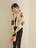Mishow Winter Sweaters for Women Floral Printed O-Neck Long Sleeve PulloverCardigan Female Sticked Tops MX20C5766 201221