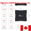 Корабль из Канады Smart TV Box Android 9.0 X96 MAX PLUS PLUS 4GB 32GB AMLOGIC S905X3 Quad Core 5,8 ГГц WiFi 4K 60fps
