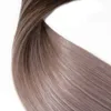 Balayage Tape dans les extensions de cheveux humains Ash Blonde couleur Seamless Ombre Tape ins extension 100g / 40pcs