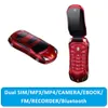 Original Newmind F15 débloqué téléphones à rabat lumière LED dessin animé Mini modèle de voiture de sport lanterne Bluetooth téléphone portable double Sim Car9531323