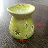 Creatieve Aromatherapie Kachel Keramische Olielampen Hollow Stars Moon Pattern Essential Oil Fragrance Candle Wierookbranders door zee T9i001127