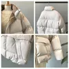 HXJJP Nouveau hiver coton-rembourré version coréenne féminine de vêtements de pain en vrac col rembourré chaud Parkas Puffer Jacket Femme 210203