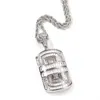 Ny Iced Out Pendant Diamond Necklace Pendant Gold Silver Plated Mens Fashion Hip Hop Smycken Gift