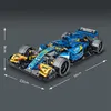 Technic Series 1100pcs Simulering F1 Racing Bilmodell Byggnadsblock Skapare City Race Cars Bricks Leksaker för Boy Kids Xmas Presenter x0102