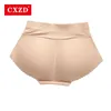 CXZD Women Butt Lifter Lingerie Fake Ass Brief Hip Up Padded Seamless Butt Hip Enhancer Shaper Panties Body Shapers Y220311