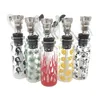 12pcs/box New portable filter water pipe mini color glass pipe Environmental protection Smoking accessories wholesale