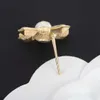 Luxury quality charm stud earring with transparent diamond for women wedding jewelry drop shipping with box PS3612