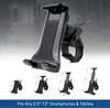 Rower jazdy na rowerze iPad / iPhone Holder Mocowanie tabletu do siłowni, przenośny stojak obrotowy 360 ° dla 3,5-12 "Tabletki / telefony komórkowe