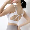 Traje de yoga Cloud Hide Mujer Sujetador deportivo con espalda sexy Tallas grandes Crop Top Ropa interior de fitness a prueba de golpes Camisa atlética Ropa deportiva para correr