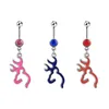 Fire Navel Rings Anti Allergy Stainless Steel Belly Button Ring Woman Belly Button Decorations Piercing Jewelry