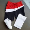 코튼 망 반바지 바지 tracksuit pant print logo Splicing 캐주얼 스포츠 바지 Loose Street Leisure 패션 스타일 바지와 T 셔츠 만 shooes없이