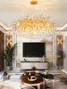Nordic LED Luxury Chandelier lamps Lighting Living Room LOFT Restaurant Kitchen Crystal Hanging Ceiling Chandeliers