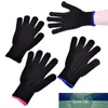One Piece Professional Heat Resistant Glove Hair Styling Tool Black Heat Glove Flat Iron for Curling Straight Cotton