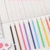 Küçük taze yaratıcılık güzel yeni stil yağ kalem çok fonksiyonlu çok renkli tükenmez kalem. Çocuklar ve yetişkinler kullanabilir
