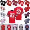 Jerseys Ohio State Buckeyes NCAA College Ezechiel Elliott Johnson Chambers Fields Fields Young George Ransom Olave Fleming Kittle Dobbins Griffin