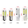 Ampoule universelle de clignotant et de stop, 33SMD, blanc, rouge, jaune, 800lm, 1156, 1157, 5730, 5630, lumières LED pour voiture