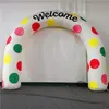 Arche gonflable Arches colorées gonflables avec ventilateur pour la décoration carrée alimentée à Melbourne en Australie