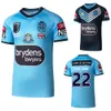 Australie 2022 NSW Blues CAPTAINS RUN Rugby Jersey ÉTAT D'ORIGINE INDIGNÉ et FORMATION Maillot de rugby grande taille 4XL 5XL personnalisé nam2645432