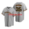 Uomini Donne Gioventù # 35 Brandon Crawford 28 Buster Posey 29 Mike Tauchman Grigio personalizzato