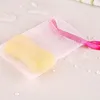 Badkamer-toiletartikelen Zachte en opklapbare zeepschuim Mesh-tas om het schuimende net schoon te maken