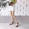 new Korean thin medium heel sandals in the summer of 22 are comfortable, breathable, fashionable and elegant women's shoes