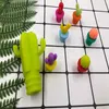 1 tappo per bottiglia di vino in silicone a forma di cactus creativo