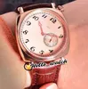 39mm Historiques American 1921 82035/000r-9359 Automatisk herrklocka Rose Gold Case White Dial Brown Leather Strap Gents Watches Hello_watch 5 Color 08 (7)