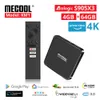 TV Box Set Topboxes WiFi WideVine L1 Google Play Prime Video 4K Voice 4GB 32GB 64GB Amlogic S905X3 Android 10.0