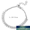 Simple Wheat Stainless Steel Bracelet for Woman Girls Chain Bracelet Birthday Anniversary Gift Fahion Jewelry Dropship
