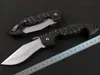 Promotional Survival Tactical Folding Blades knife 440C 58HRC Titanium finish Blade knifewith Retail box