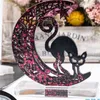 DIY żywica epoksydowa Silikonowe Formy Księżyc Lustro Fawn Kitty Angel Unicorn Start Zamek Mold Crystal Moda Drop Klej New Arrival 5 35ly M2