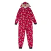 Christmas Jumpsuit Pajamas with Deer Mother Kids Matching Family Outfits New Year Mom Daughter Father Baby Son Sister Clothes LJ201111