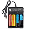 Wielofunkcja 18650 USB ładowarka quad gniazda baterii dla baterii dla akumulatorów litowych 37V188L3846470