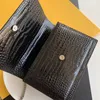 Luxury Shoulder Bag Women's Top Quality Fashion Sunset Chain Handbag Designer Crocodile Lines Cowhide Bags With Box Size 22*16*8cm