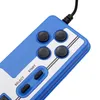 Double Game Player Tragbarer 400-in-1-Game-Player Handheld Retro 8-Bit-Doppelspieler 3,0-Zoll-Farb-LCD-Videospielkonsole