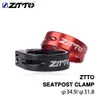 ZTTO Bicycle Parts MTB Road Bike 318 349mm Bicycle Seatpost Clamp Bike Cycling Seat Post Tube Clip Aluminium Alloy8618121