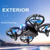 M9 Drone avec caméra 4K pour adulte Mini avion à induction Enfant Télécommande Avion Jouet Infraed Hand Sensing Quadcopter Cadeau de Noël WIFI FPV Track Flight V8 3-1